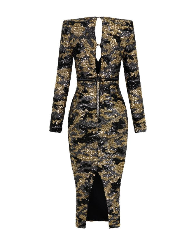 Tears and Rain Midi Dress