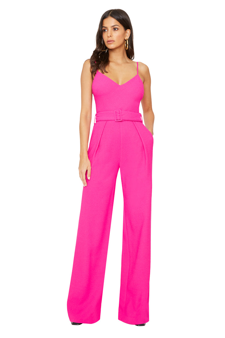 Evie Jumpsuit - Pebble Crepe
