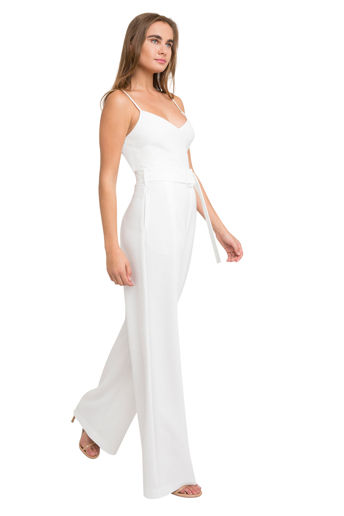 Evie Jumpsuit - Pebble Crepe