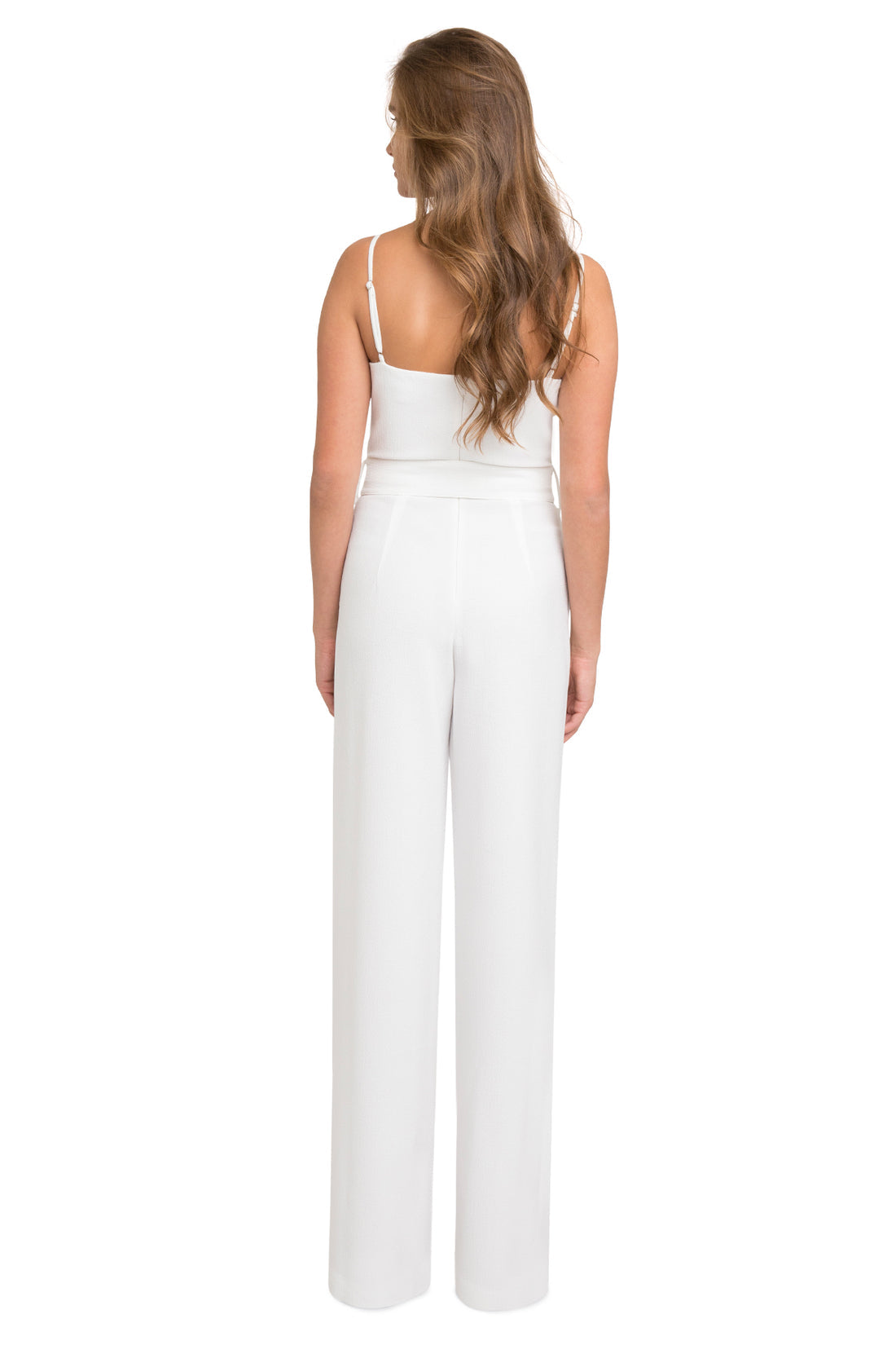 Evie Jumpsuit - Pebble Crepe