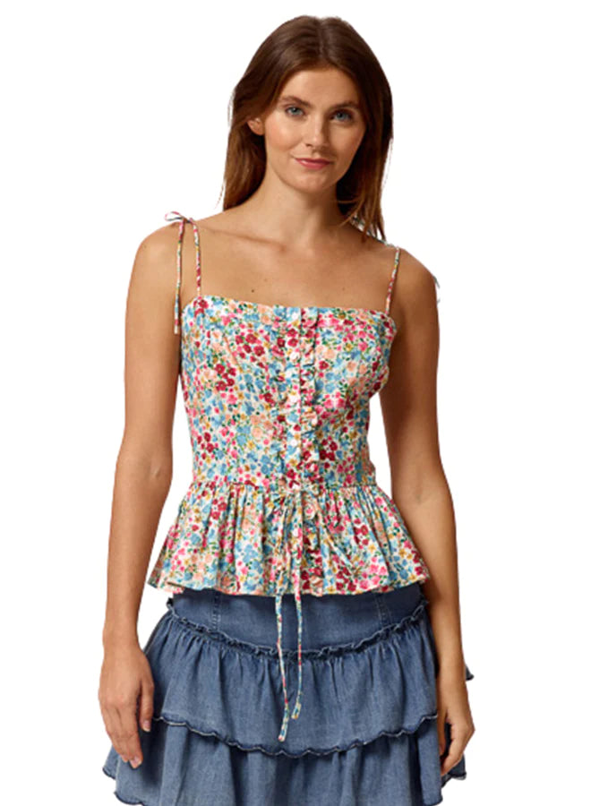 Floral Print Cami Top