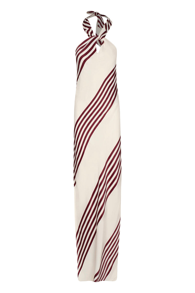 Filosofia del Arte Dress Ivory Burgundy