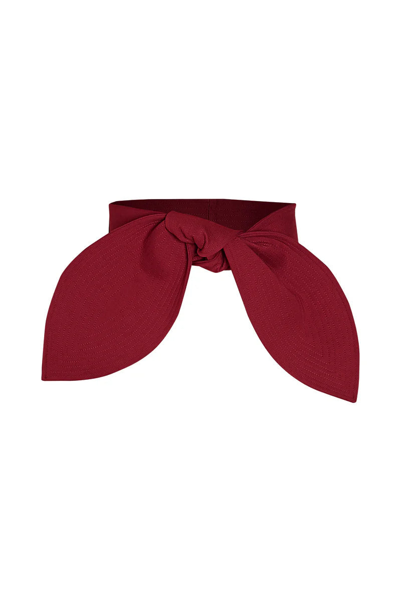 Gia Belt - Burgundy