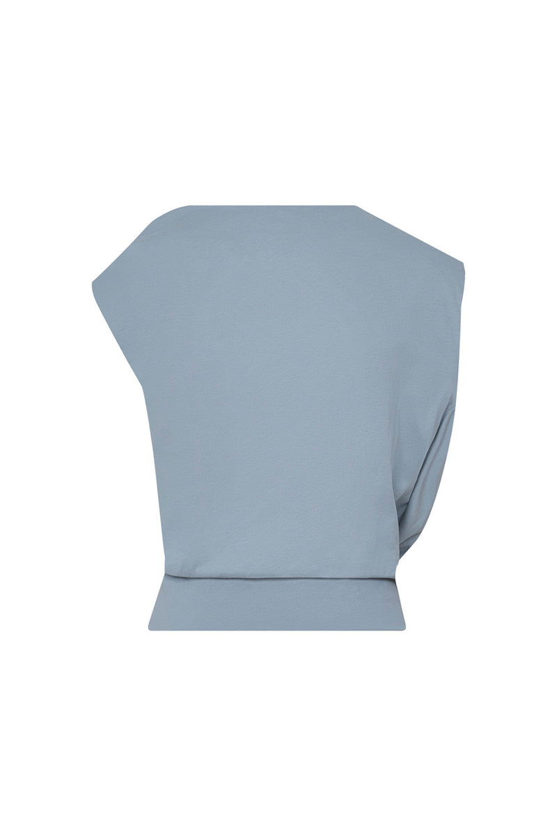 Aura de Jade Dusty Blue Blouse