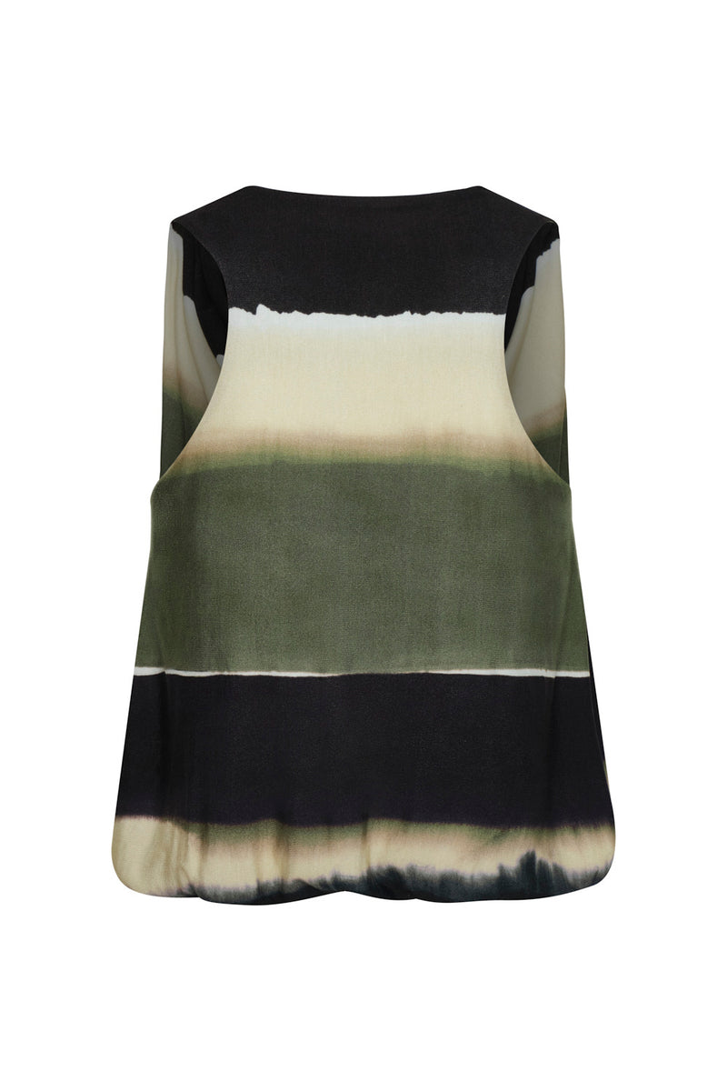 Santa María Ivory Green Blouse