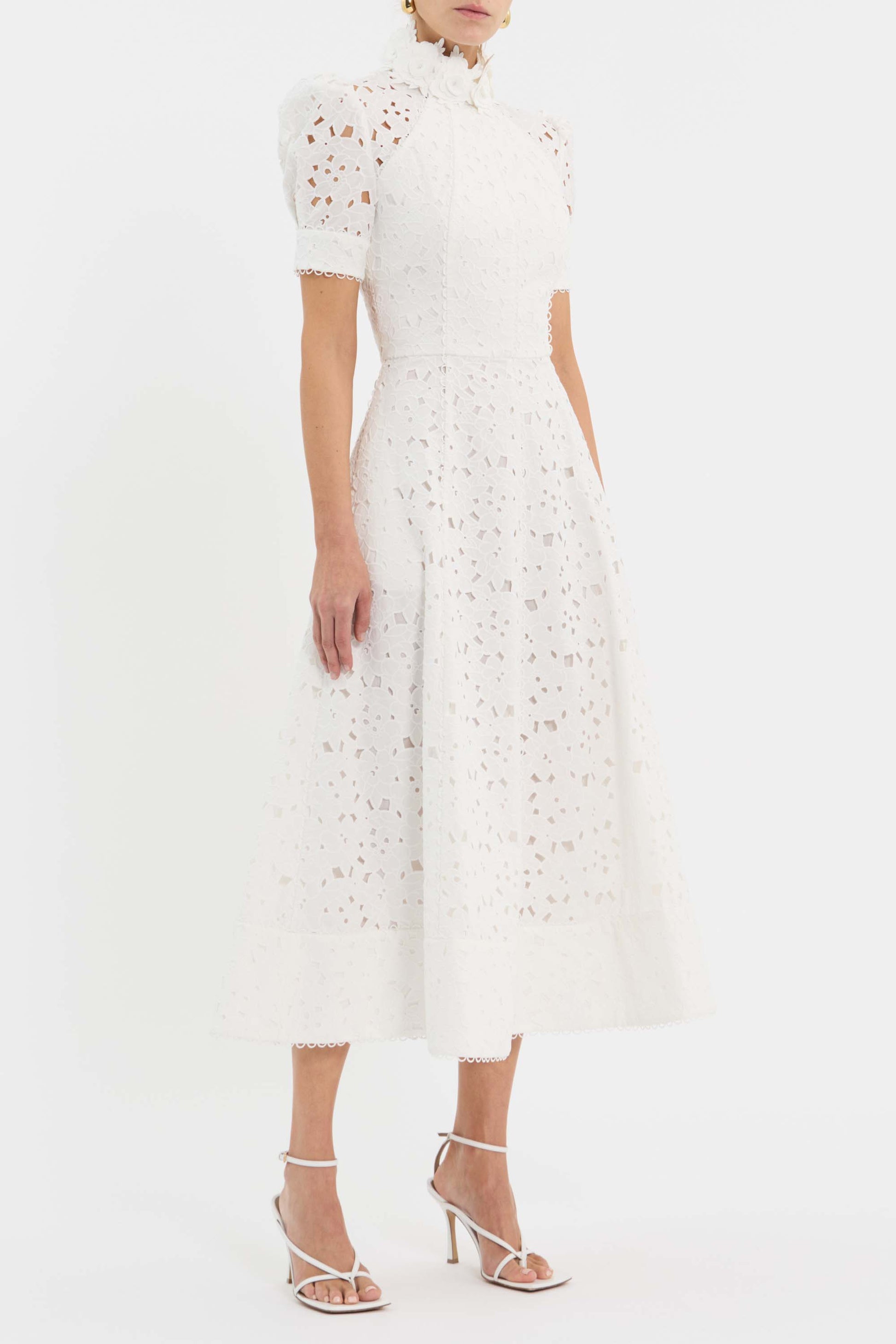 Kitsu Short Sleeve Midi Dress