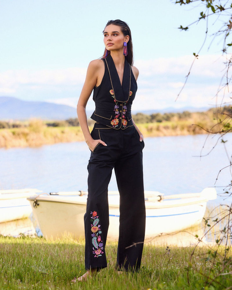 Chaleco formentera negro