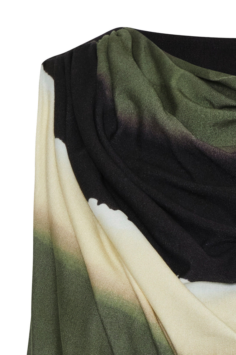 Santa María Ivory Green Blouse