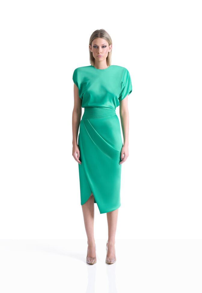 Bond Midi Dress Teal