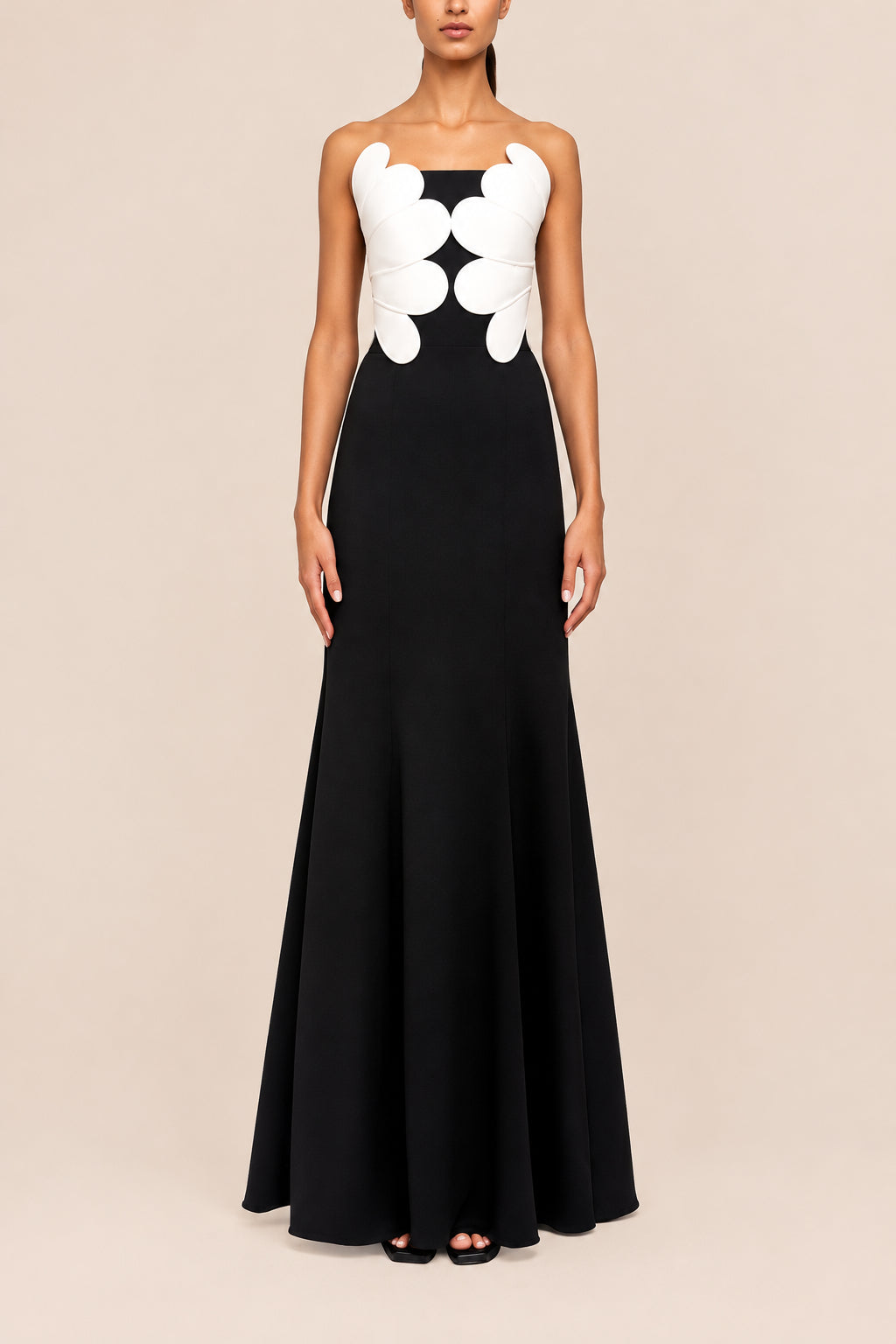 Zoe Dress Black / Ivory