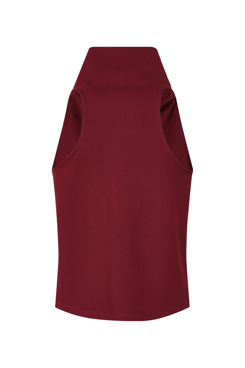 Noche de Lirios Burgundy Blouse