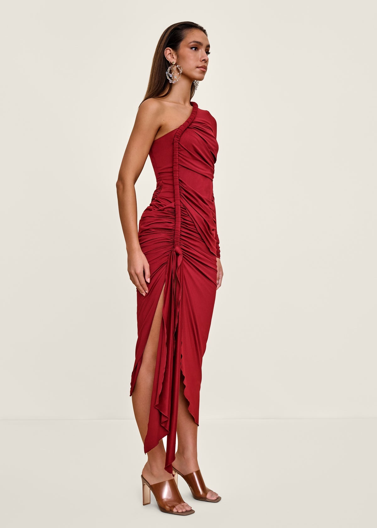 Andrea Iyamah Women's Turi Dress - Burgundy