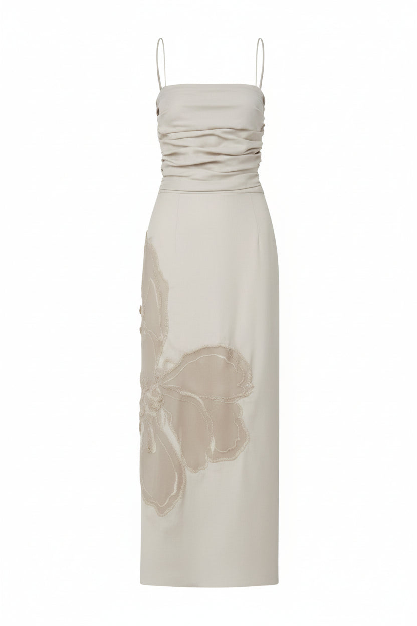 Zafira Light Beige Dress