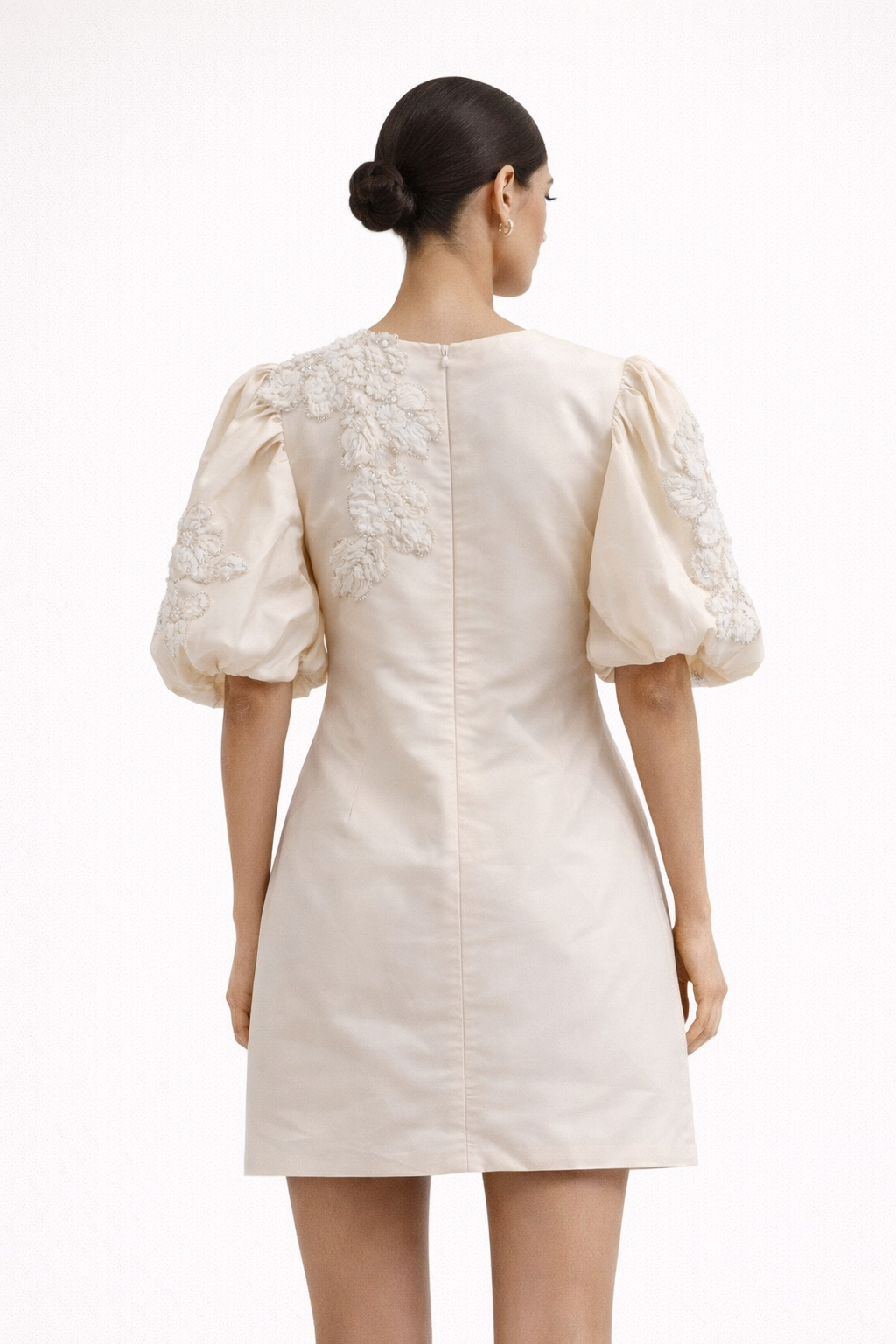 Magnolia Embroidered Taffeta Dress