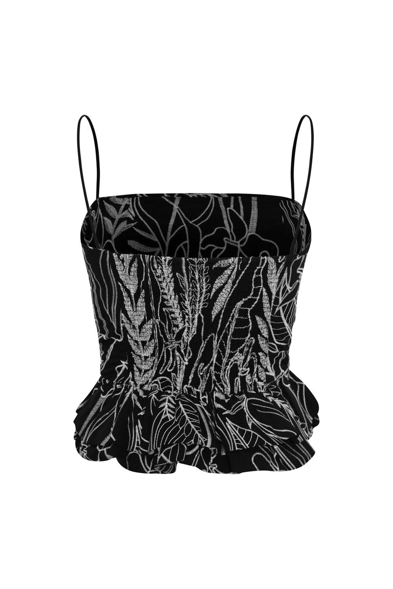 Maia Crop Top - Black