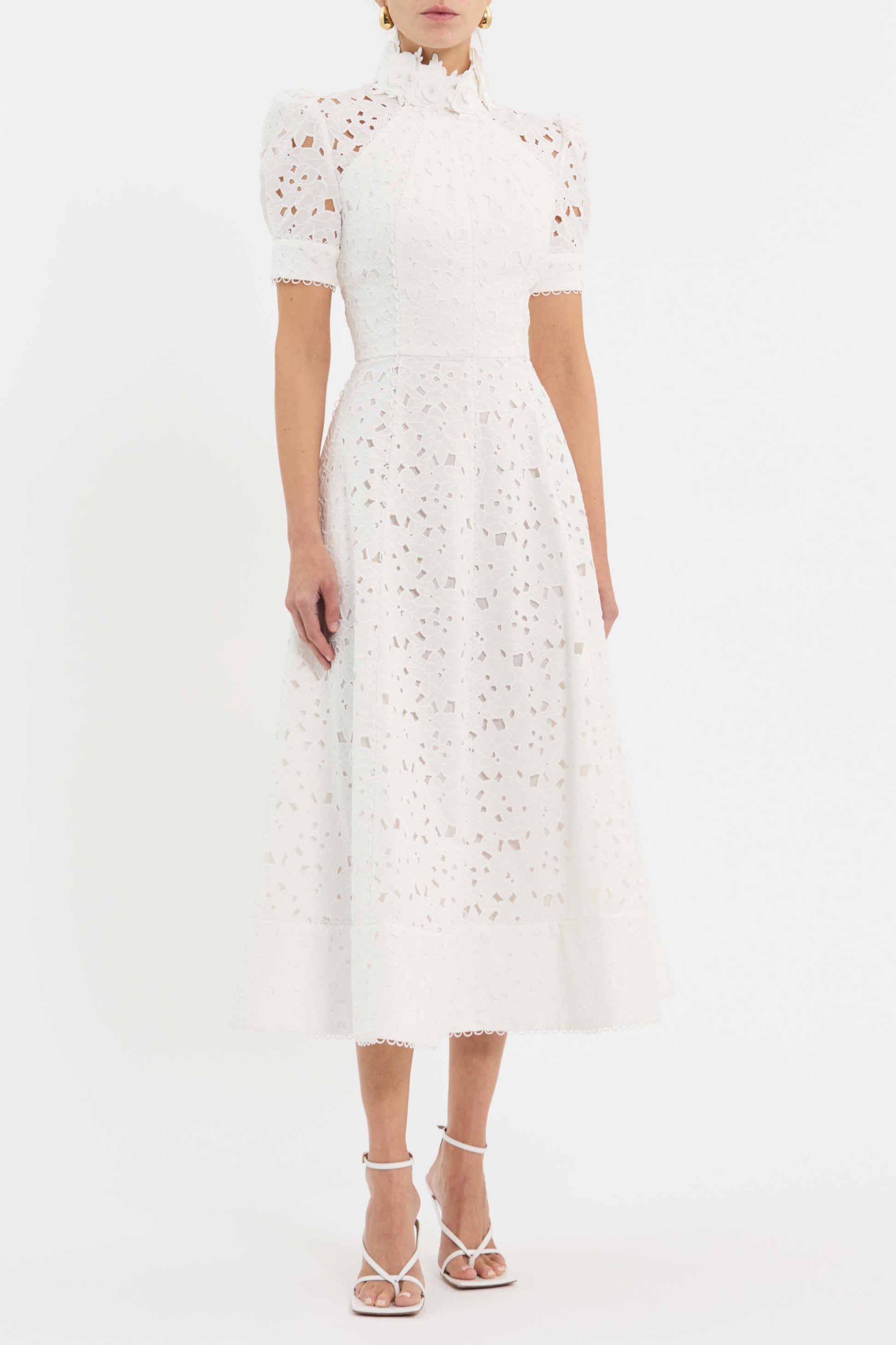 Kitsu Short Sleeve Midi Dress