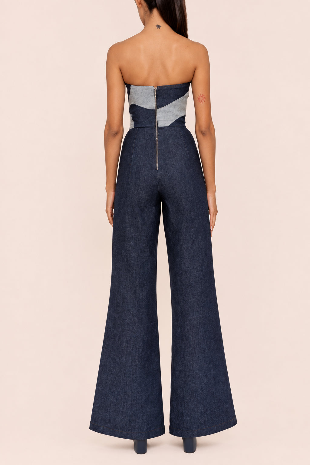 Vienna Jumpsuit Dark Blue / Light Blue