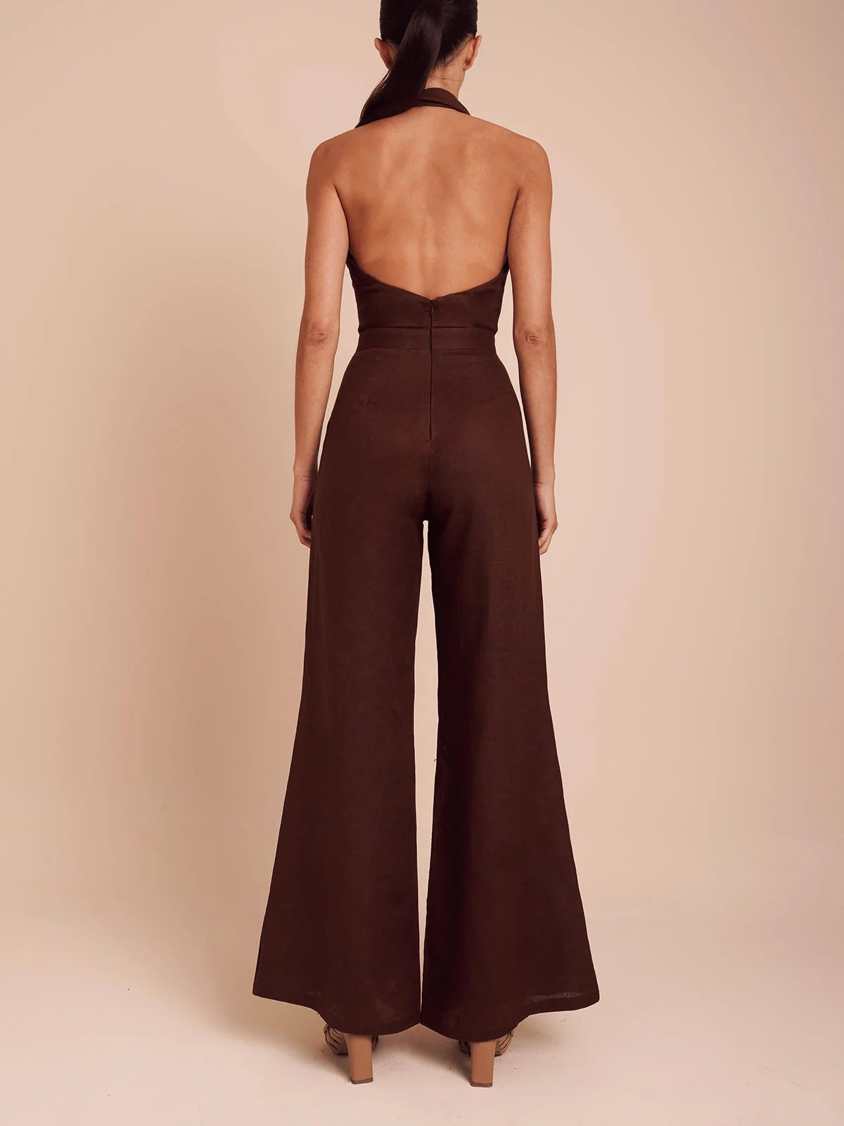 Zane Jumpsuit Umber Brown