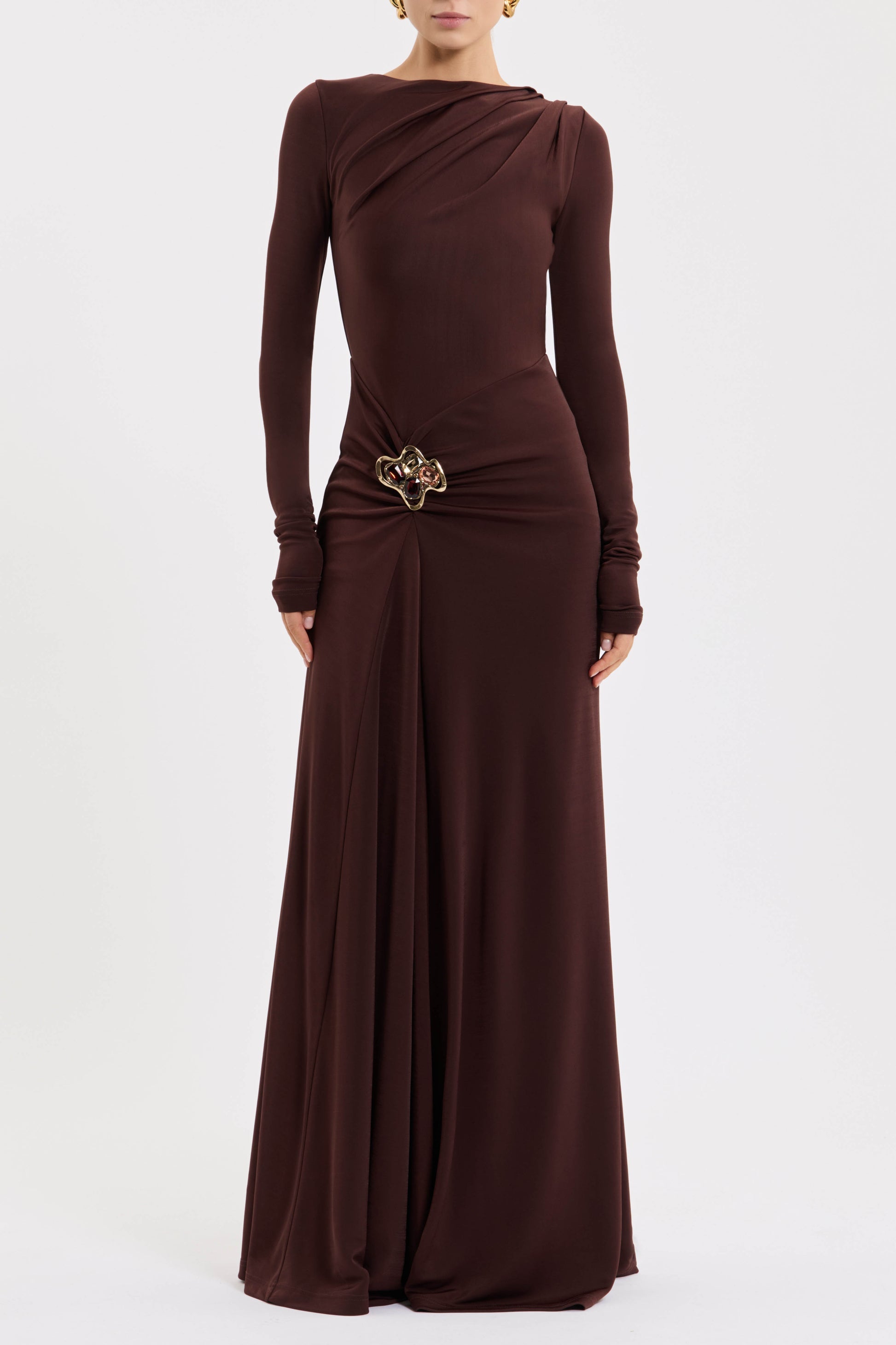 Hazine Long Sleeve Maxi Dress