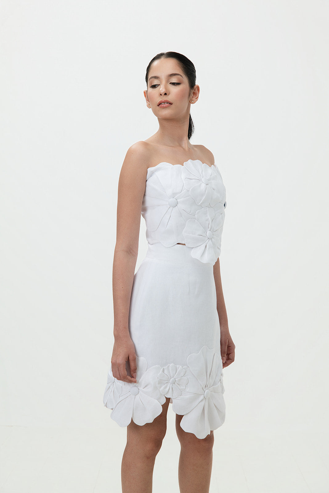 Cayena Bloom Linen Skirt