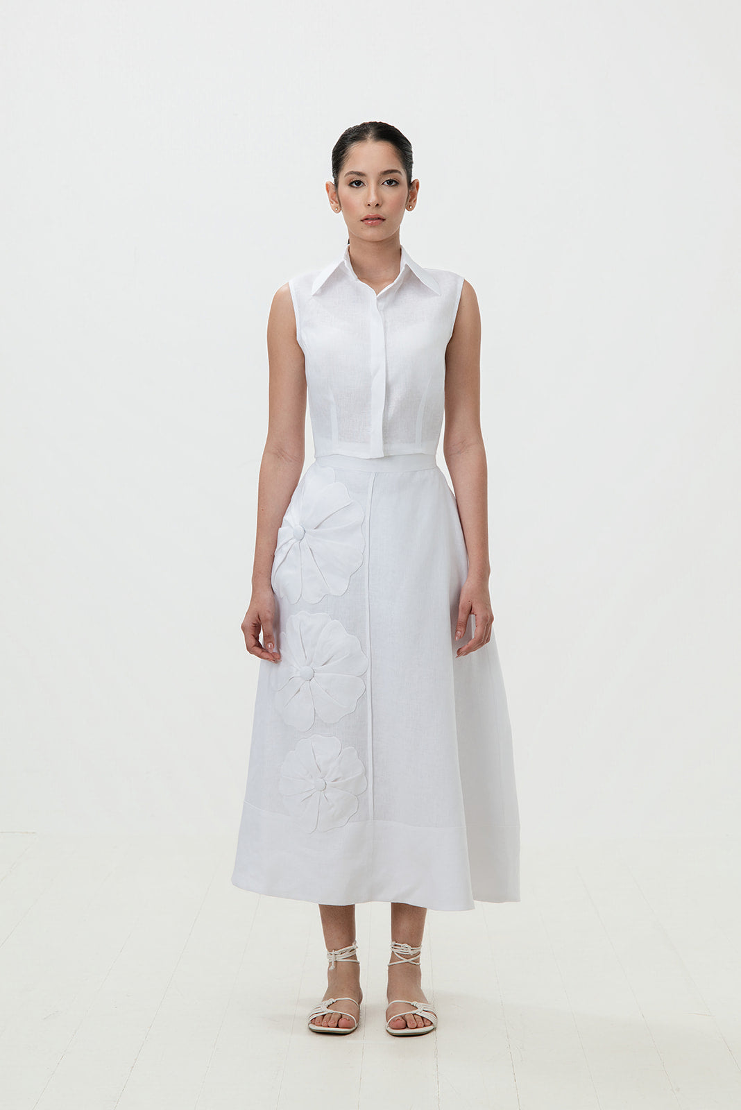 Cayena Linen Sleeveless Top