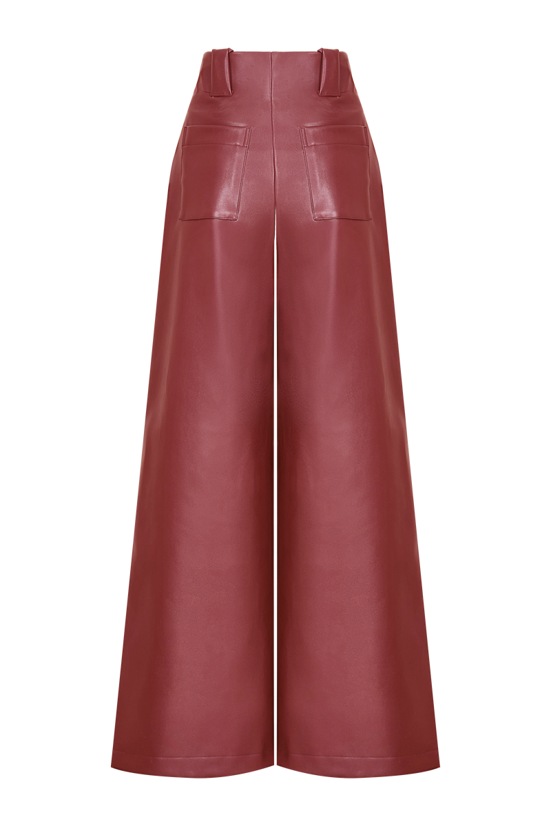 New Paulette Pants – Burgundy
