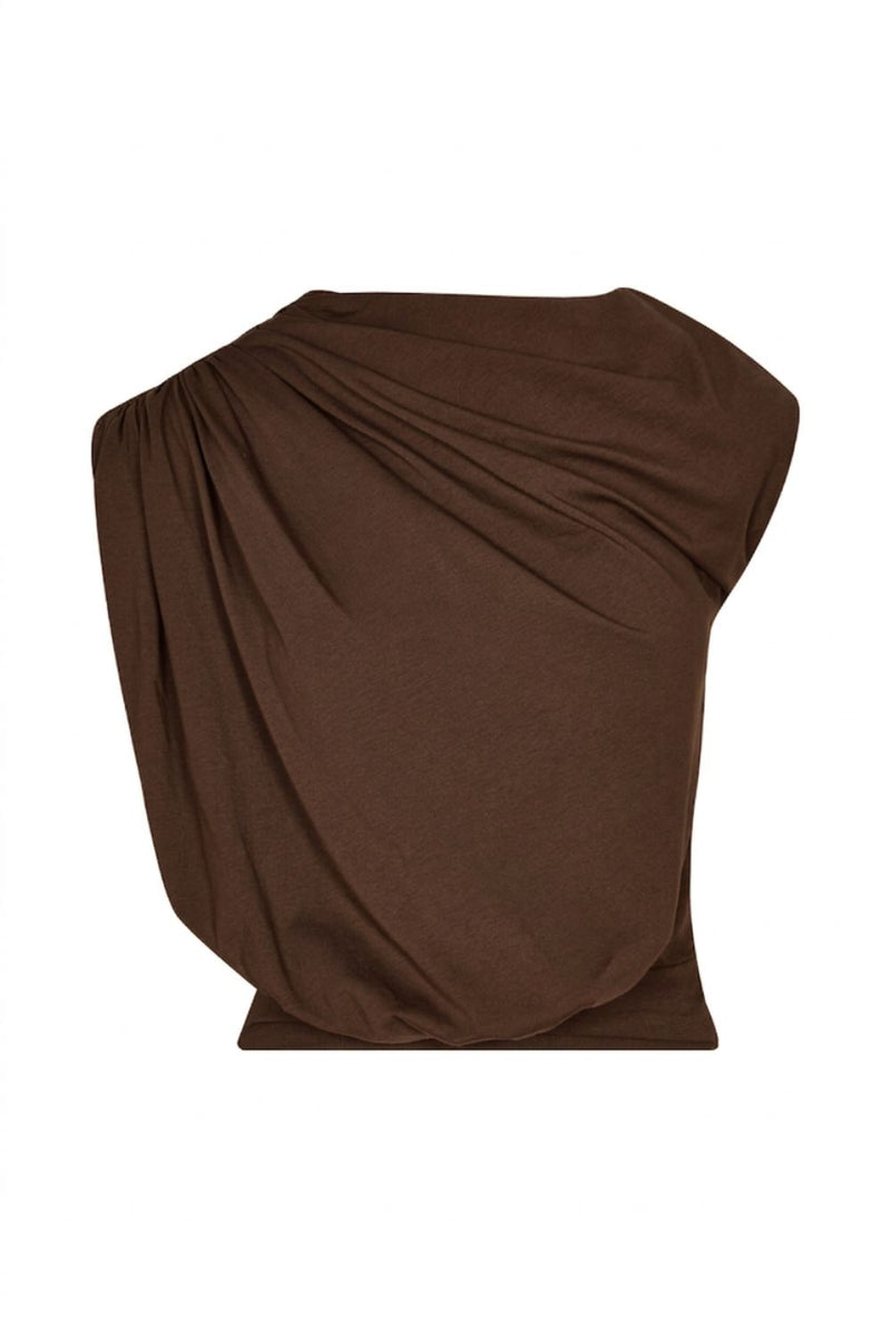 Aura de Jade Brown Blouse