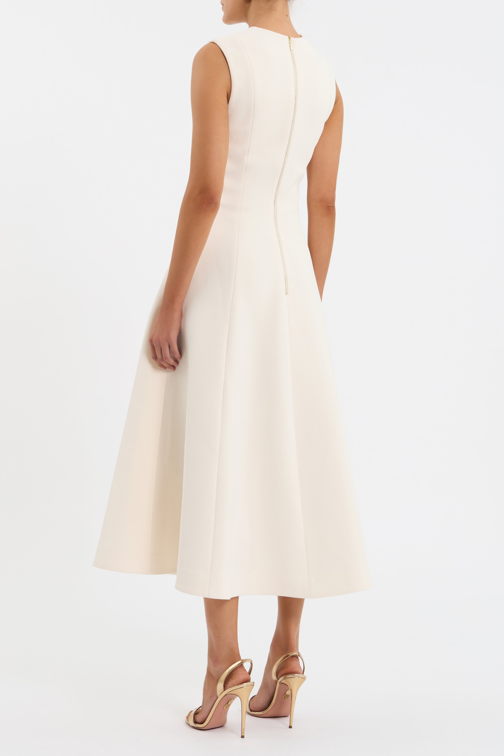 Freyja Midi Dress- cream