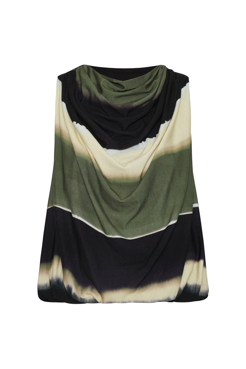 Santa María Ivory Green Blouse