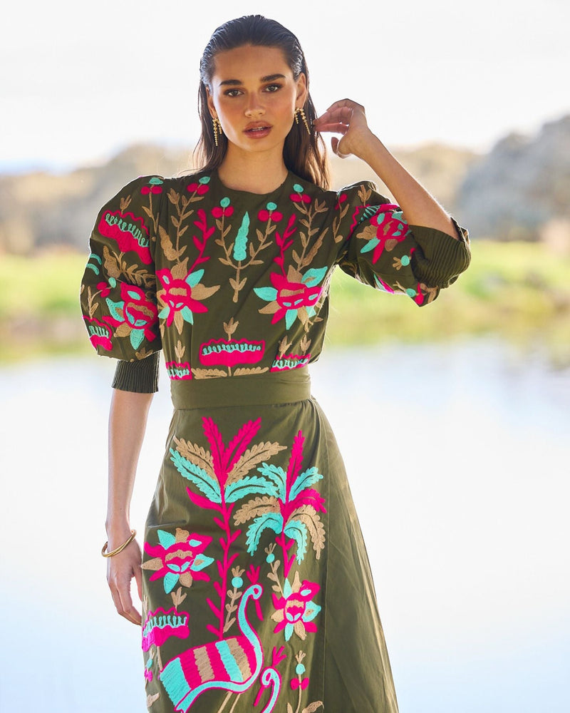 Conjunto Maldivas Caqui