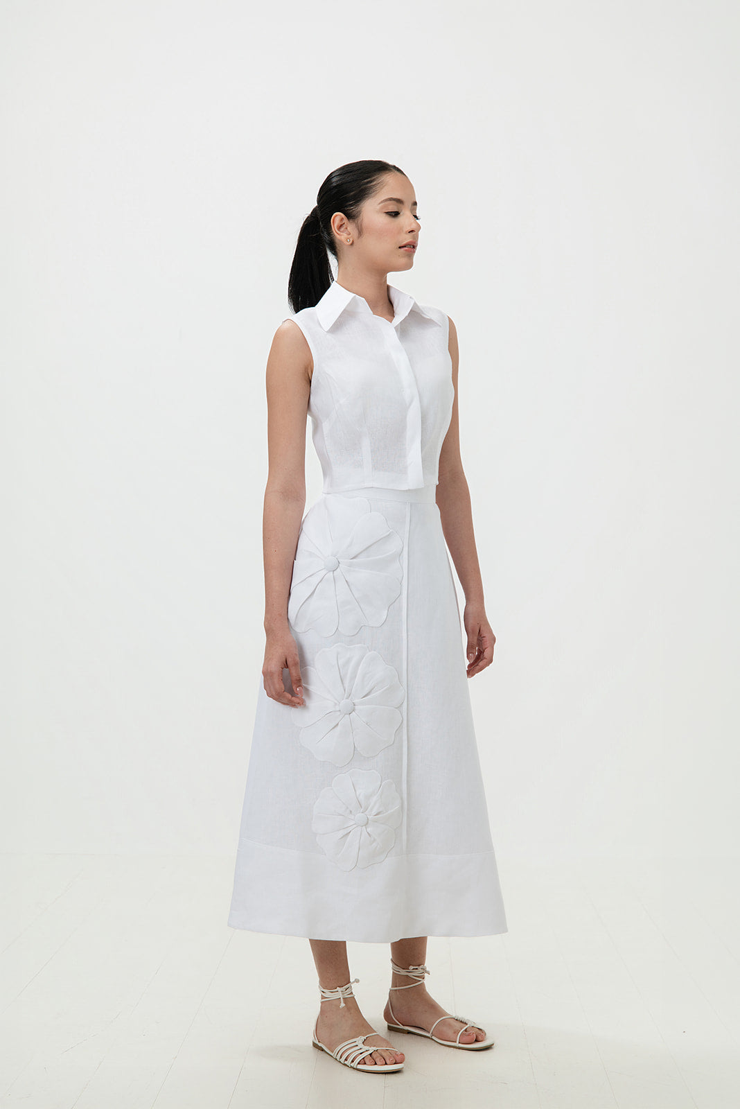 Cayena Linen Sleeveless Top