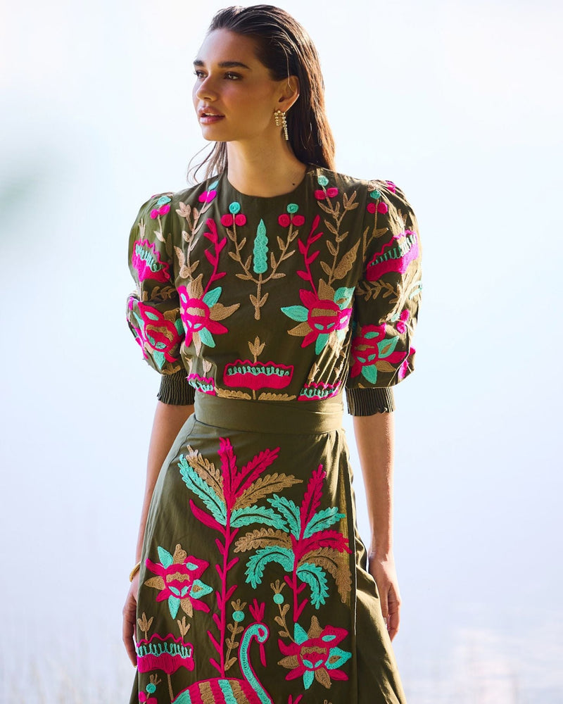 Conjunto Maldivas Caqui