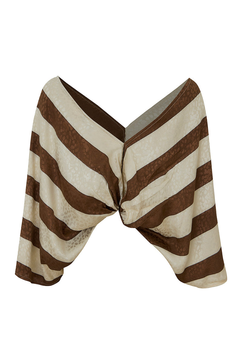 Providencia Coffee Blouse