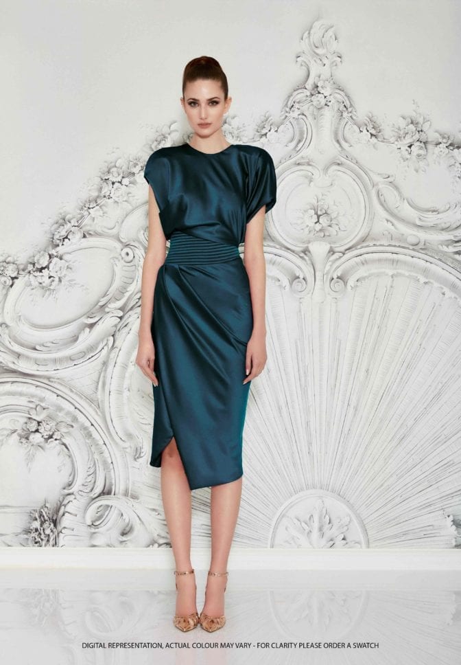 knee length dresses for ladies Bond Midi Dress Teal