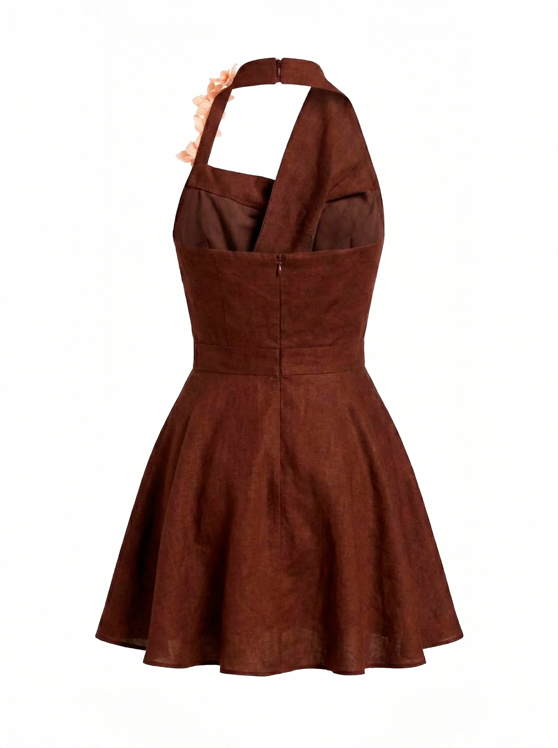 Zelda Dress Umber Brown
