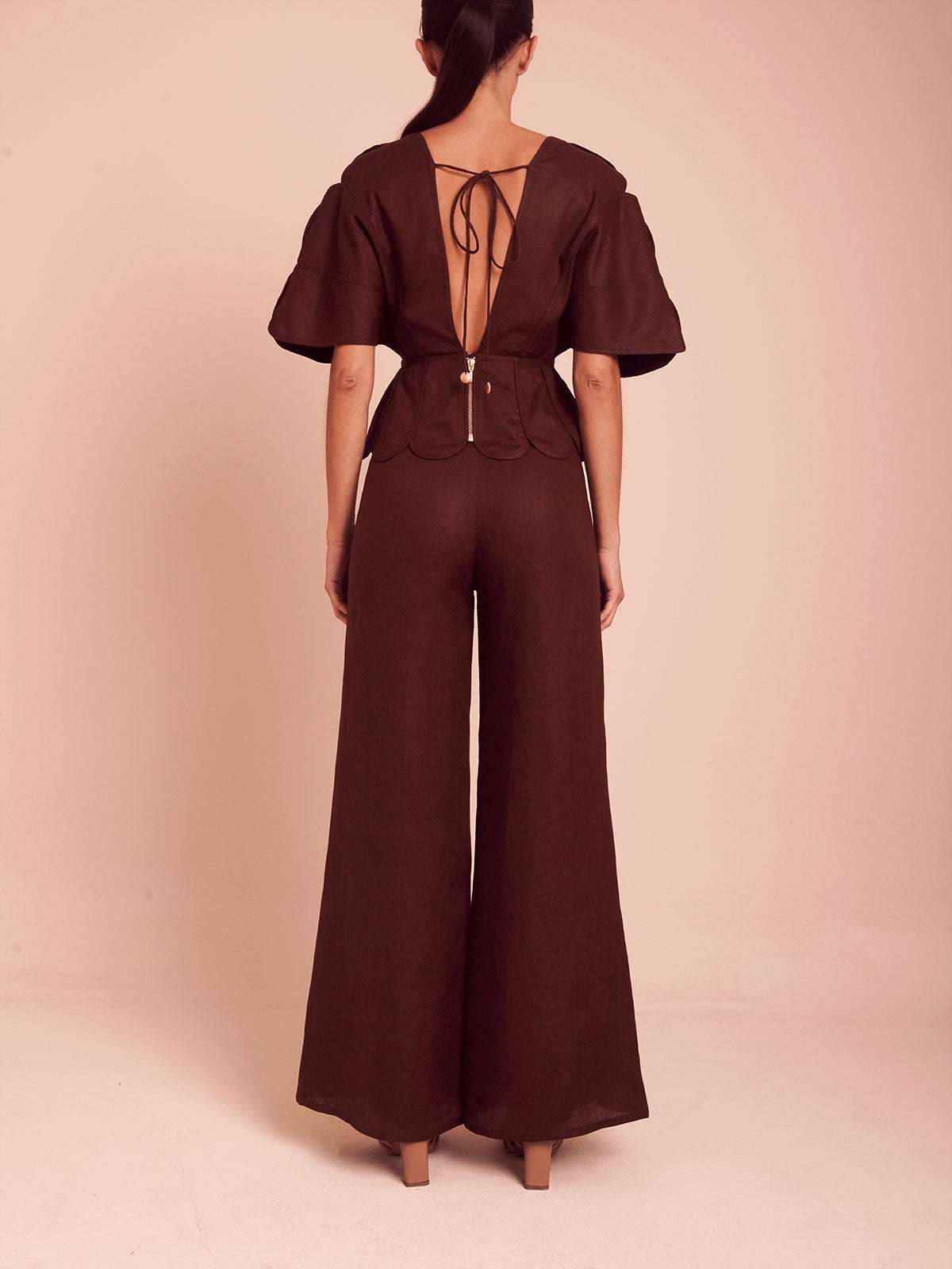 Namika Top Umber Brown