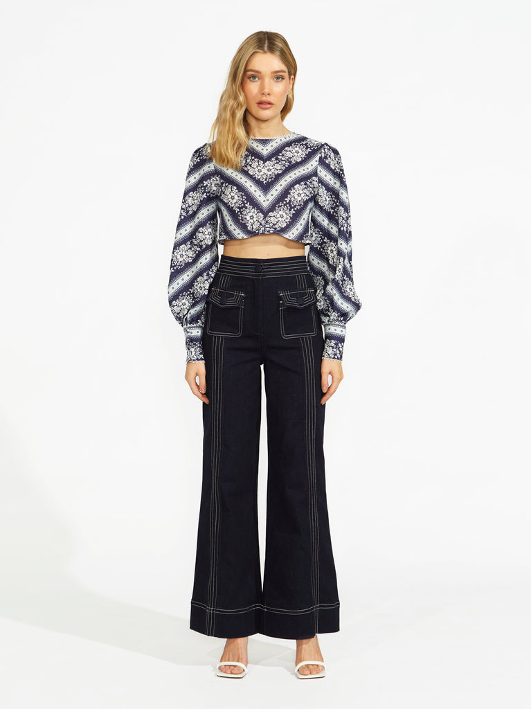 Flower Chain Crop Top