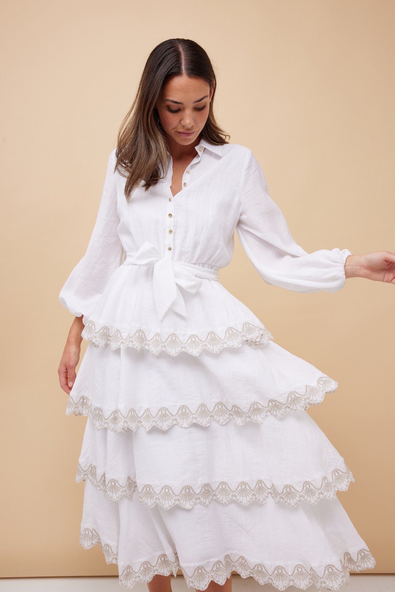 Evermore Long Sleeve Midi Dress