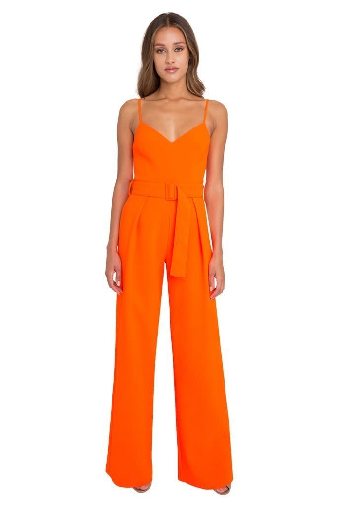 Evie Jumpsuit - Pebble Crepe