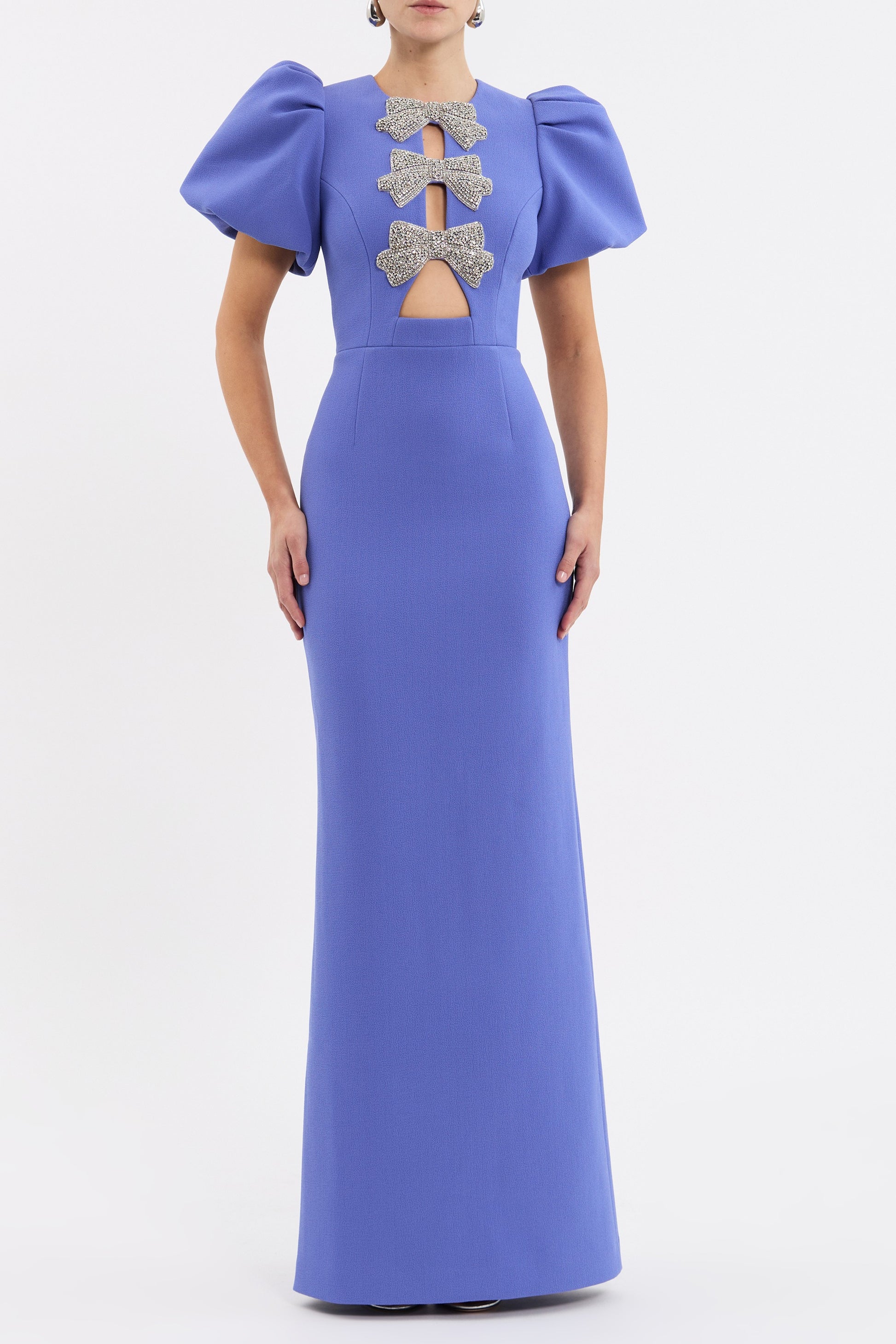 Violetta Puff Sleeve Gown Dress