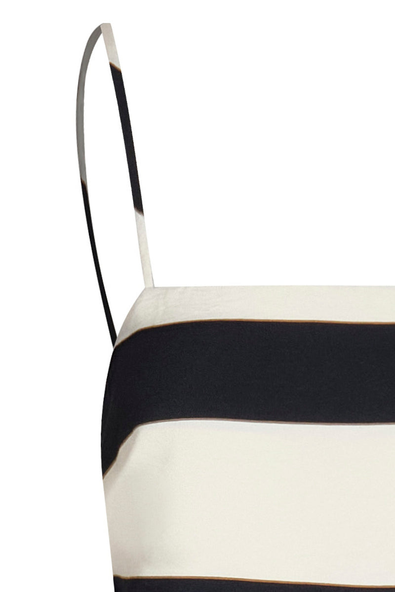 Hazelnut Ivory Black Dress