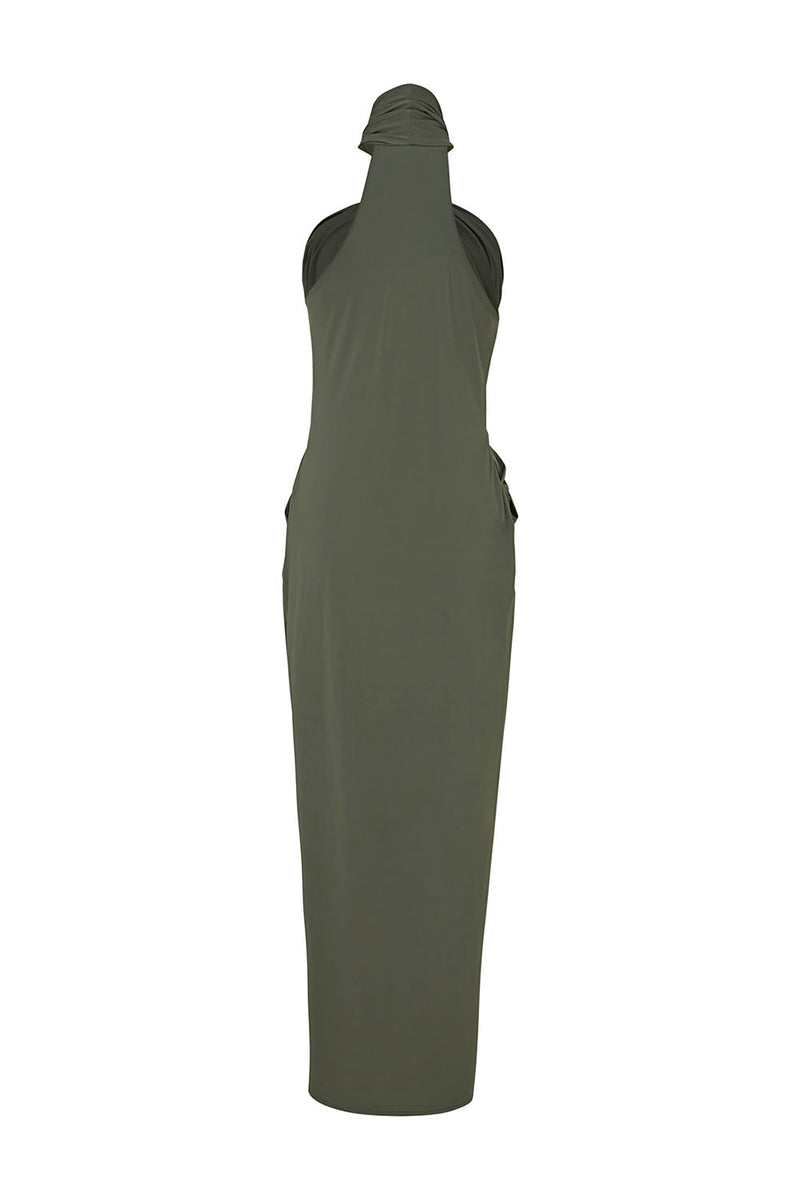 Vestido Sacha Verde Militar
