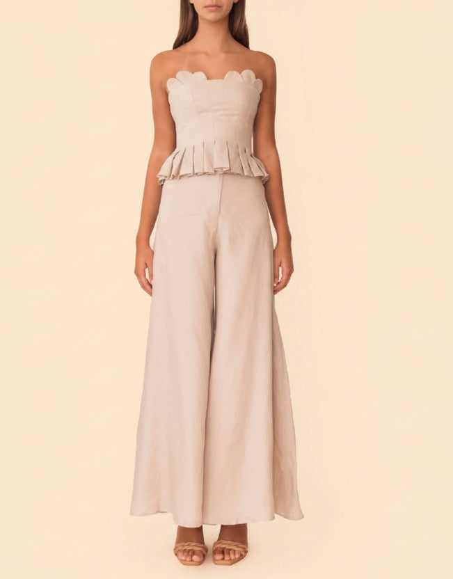 Leila Linen Palazzo Pants