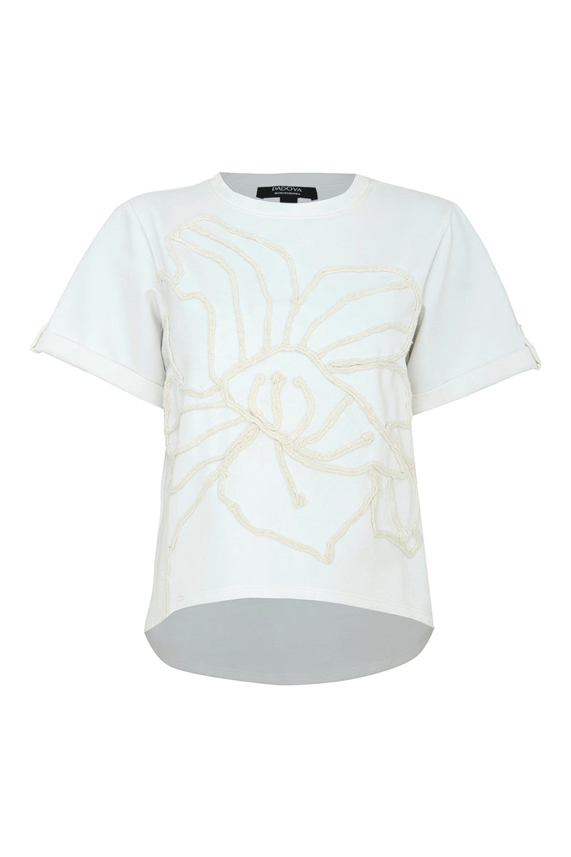 Boxi Bordado Natural Top