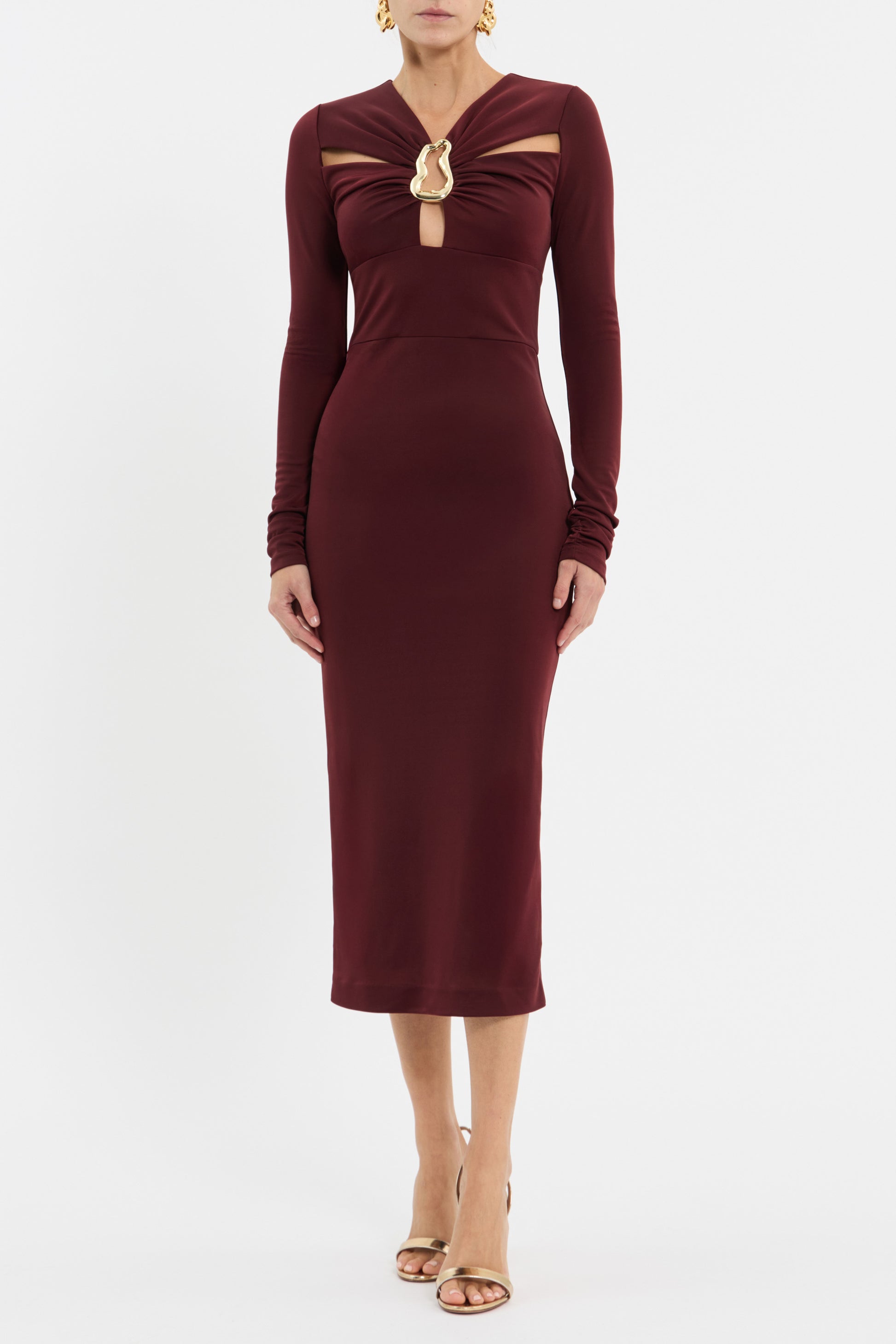 Mischa Long Sleeve Midi Dress