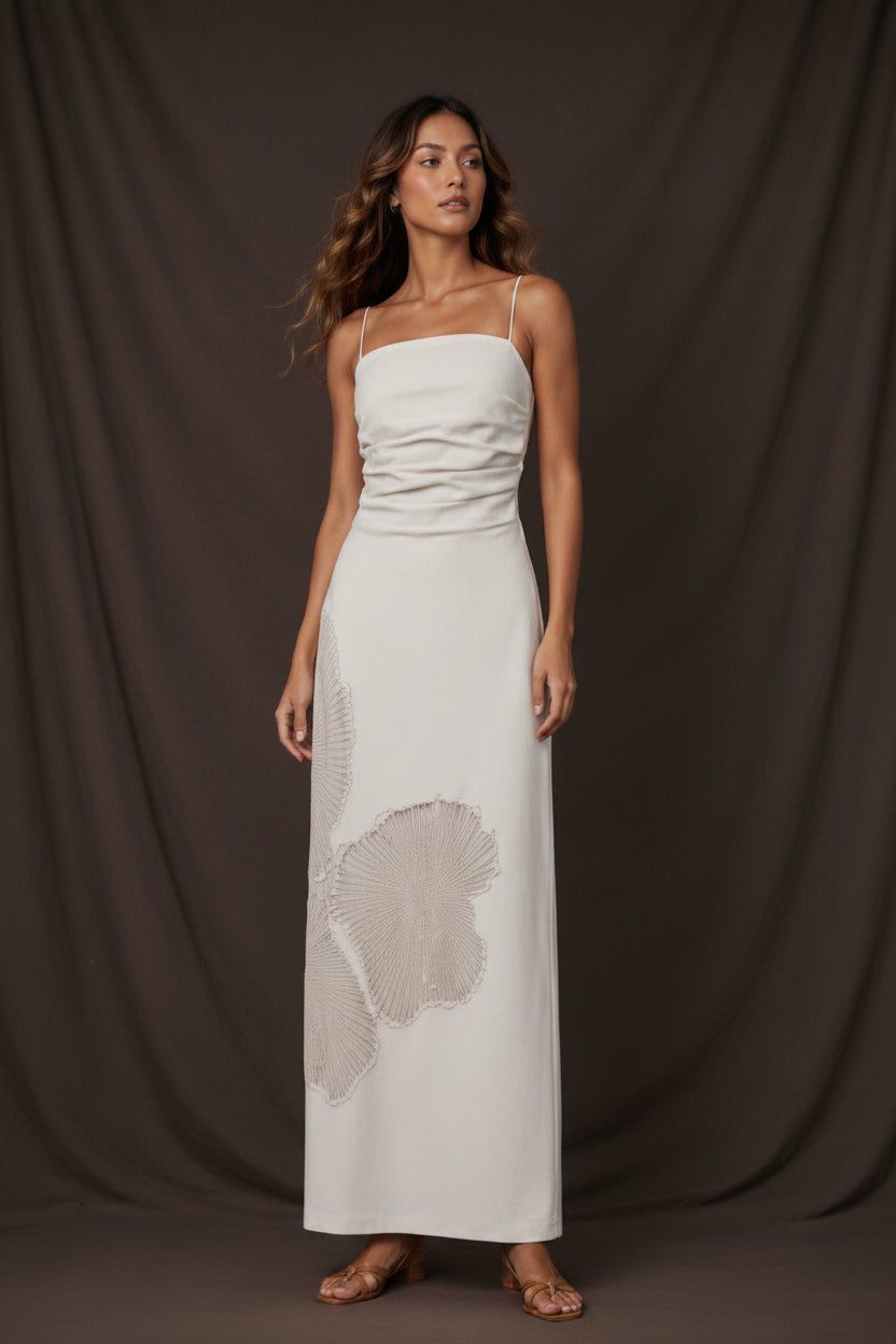 Zafira Light Beige Dress