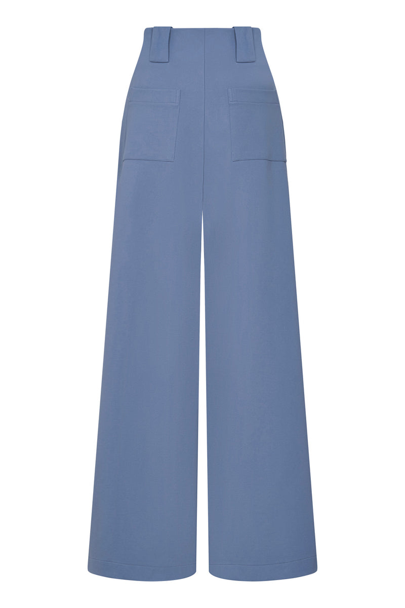 New Paulette Pants - Dusty Blue