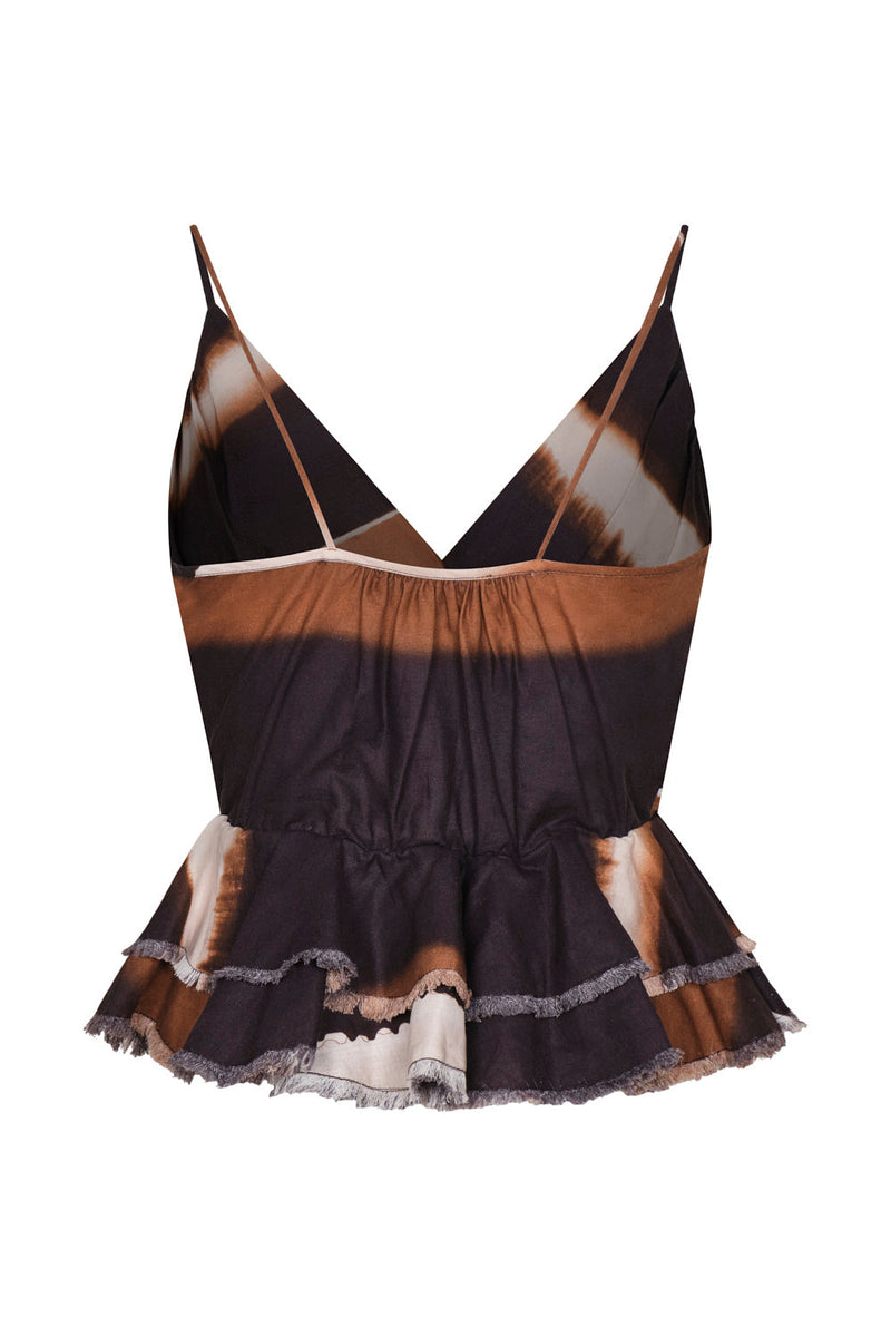 Sumatra Blouse Natural Terracotta