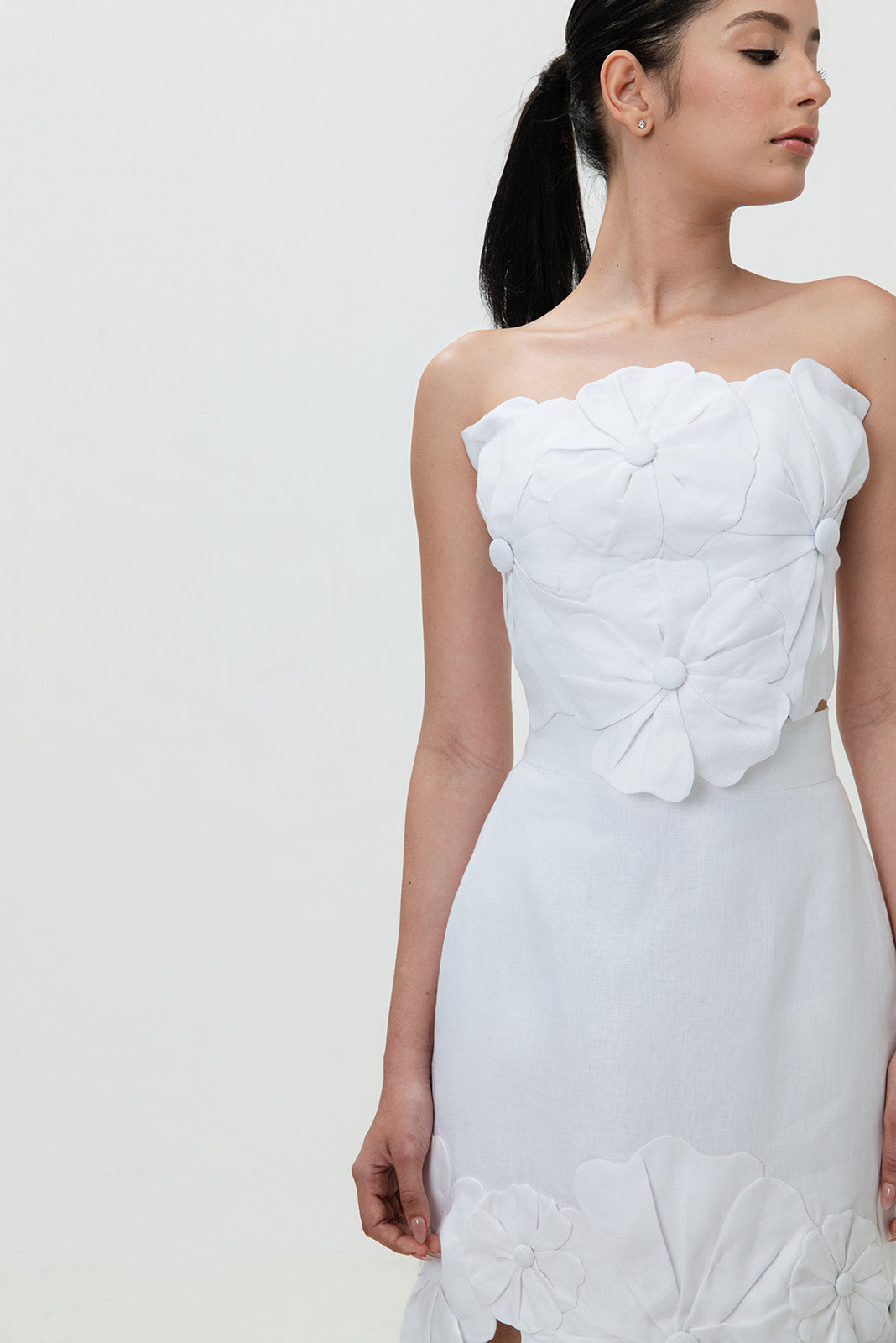 Cayena Bloom Linen Bustier