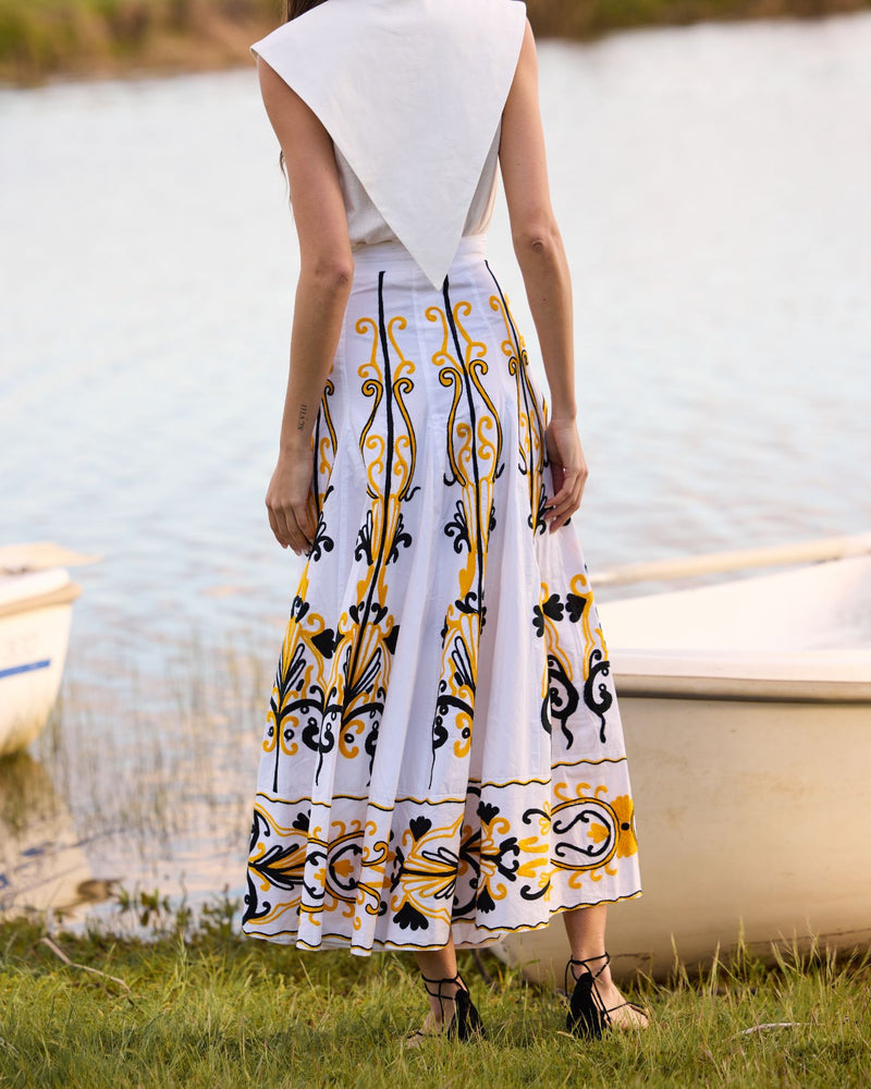 Falda Bahamas Blanca